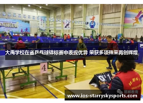 大禹学校在省乒乓球锦标赛中表现优异 荣获多项殊荣再创辉煌 大禹学校在省乒乓球锦标赛中表现优异 荣获多项殊荣再创辉煌