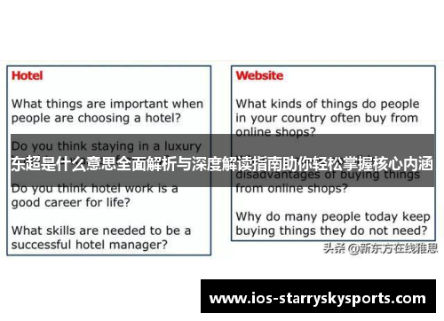 东超是什么意思全面解析与深度解读指南助你轻松掌握核心内涵